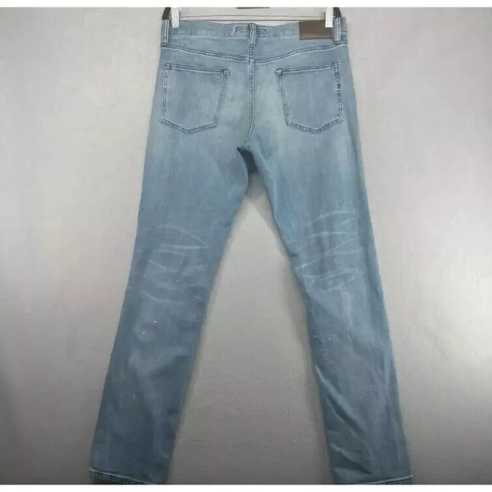 Express Jeans Mens 32x34 Slim Denim Bleach Splatter Ripped Destroyed‎ Thrasher